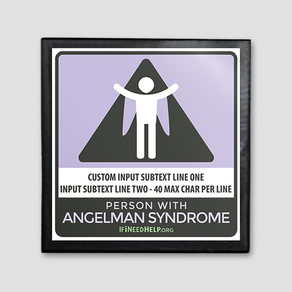 Angelman Car Magnet