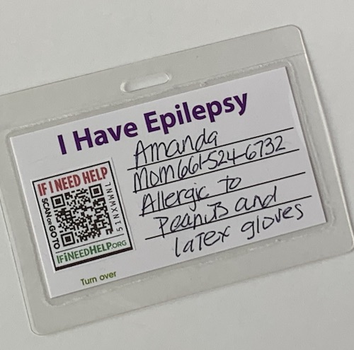 Epilepsy Card specials Epilepsy Card specials Item