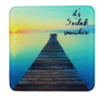 Custom glass coaster Custom glass coaster Item
