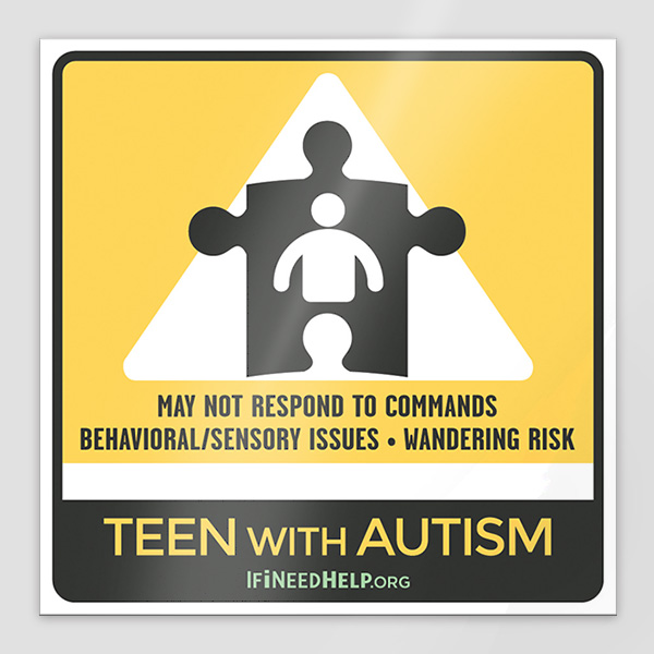 Teen Autism WindowCling