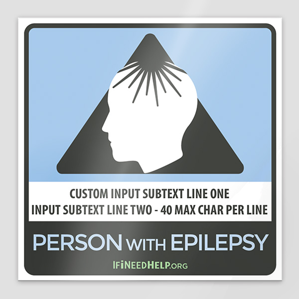 Epilepsy Sticker