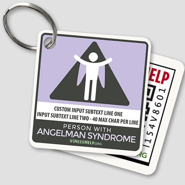 Angelman  Keychain