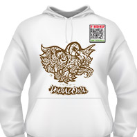 Doodle Owl Brown Hoodie