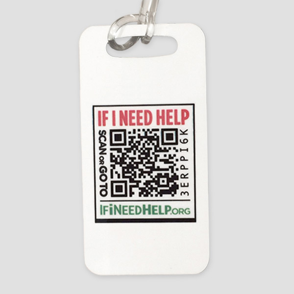 Coded Bag Tag