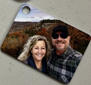 Custom Keychain rectangle Item