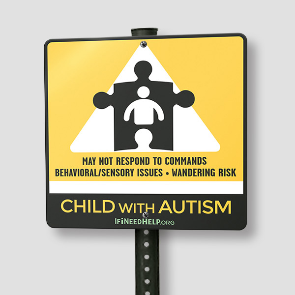 Child Autism Sign Item