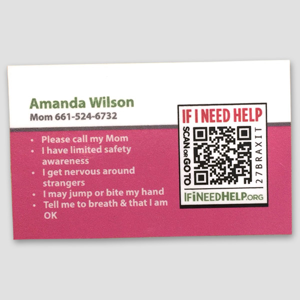 Custom iD Card sticker Item