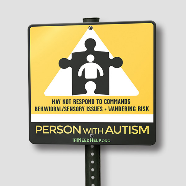 Reflective Adult Autism Sign Item