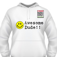 Awesome Dude Hoodie Item