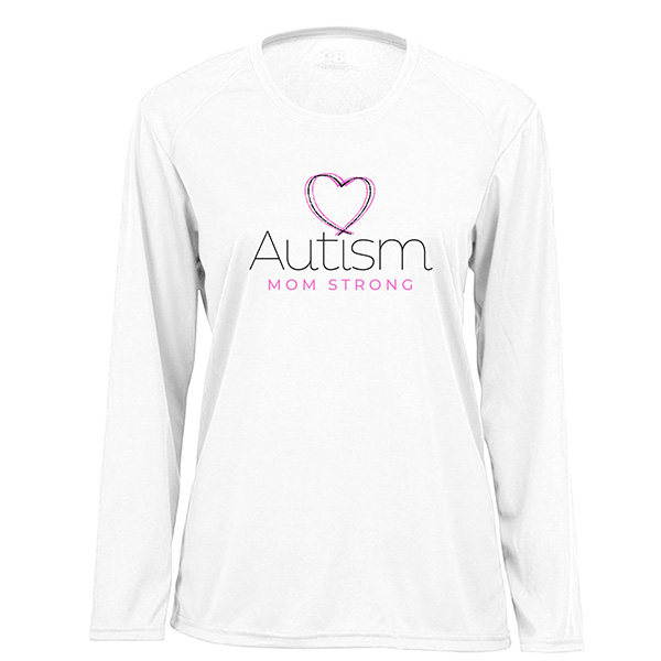 Autism Mom Strong 4 Long Sleeve
